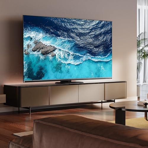 Hisense Hisense 75-Inch Class U8 Series Mini-LED ULED 4K UHD Google Smart TV (75U8N, 2024 Model) - QLED, Dolby Vision IQ, Dolby Atmos, Full Array Local Dimming Pro, 144Hz Game Mode Pro, Alexa Compatibility