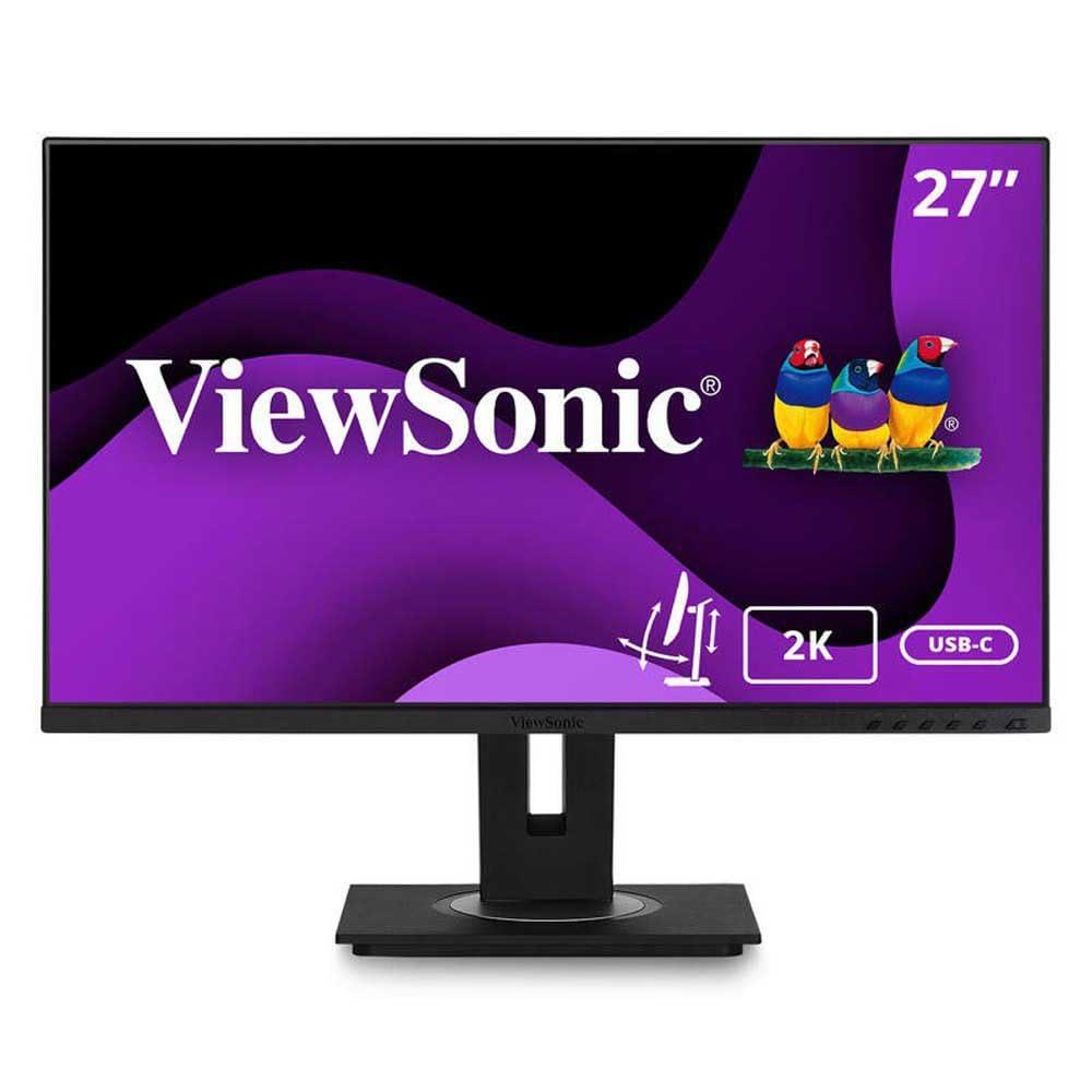ViewSonic ViewSonic VG2756-2K 27 Inch IPS 1440p Docking Monitor with Integrated USB C, Ethernet RJ45, HDMI, Display Port and 40 Degree Tilt Ergonomics Daisy Chain for Home and Office
