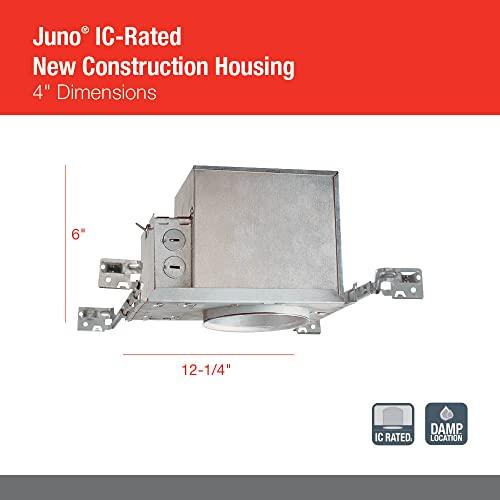 Juno Juno IC1 LEDT24 4" IC-Rated New Construction Recessed Housing Basic Retrofits, 4 Inches