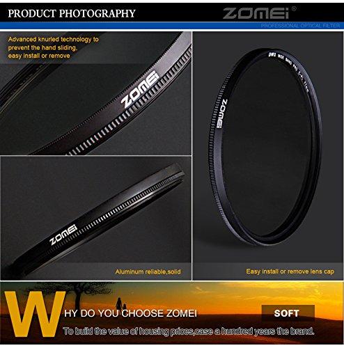 ZOMEI ZOMEI 67mm Ultra Slim CIR-PL CPL Optical Glass Pro Circular Polarizing Polarizer Camera Lens Filter with Cleaning Cloth