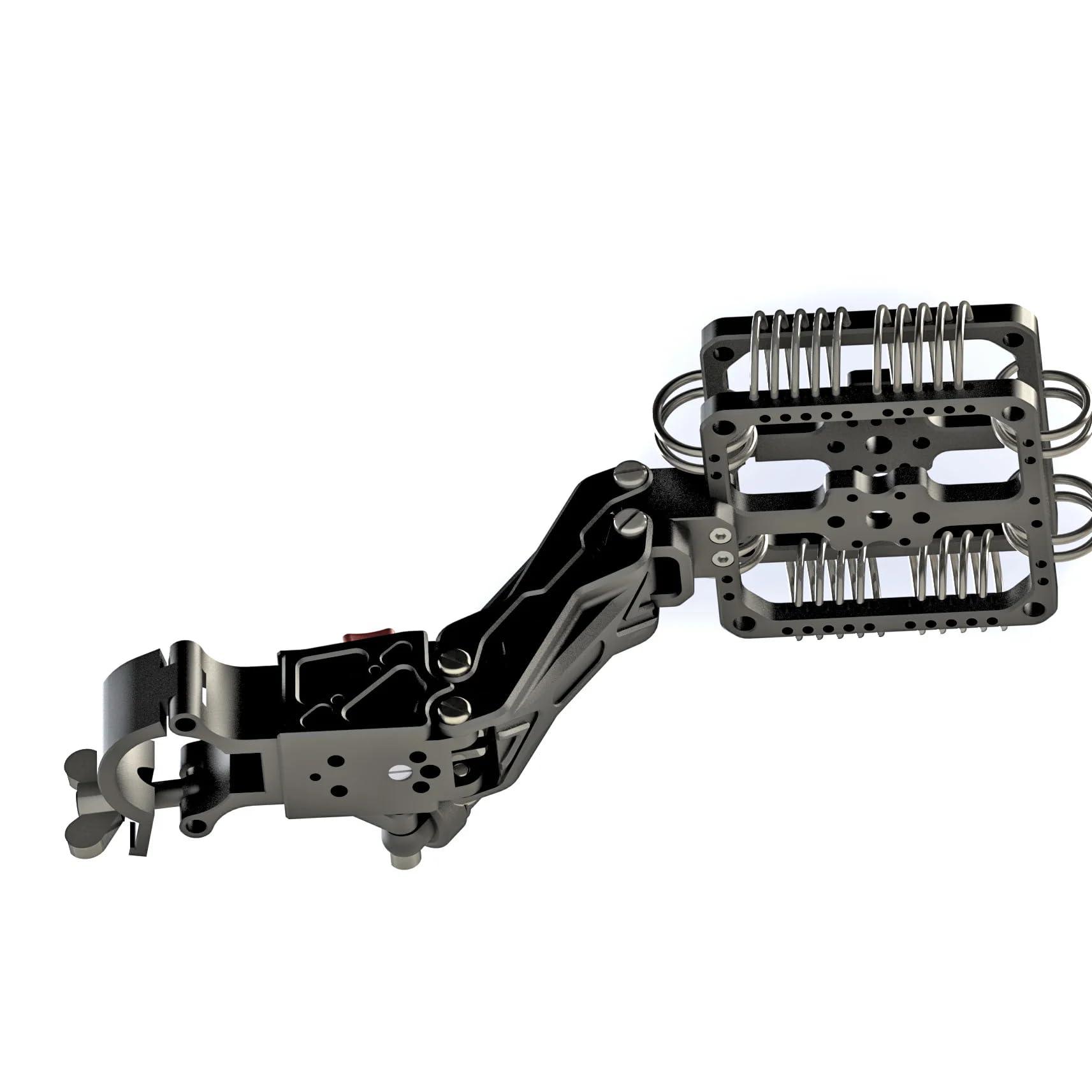 HONTOO HONGTOO 5KG Load Camera Vibration Damper Video Gimbal Stabilizer Shock Absorbing Arm w/single Hydraulic Damper for DJI RONIN series Car Mount Dampener HONTOO