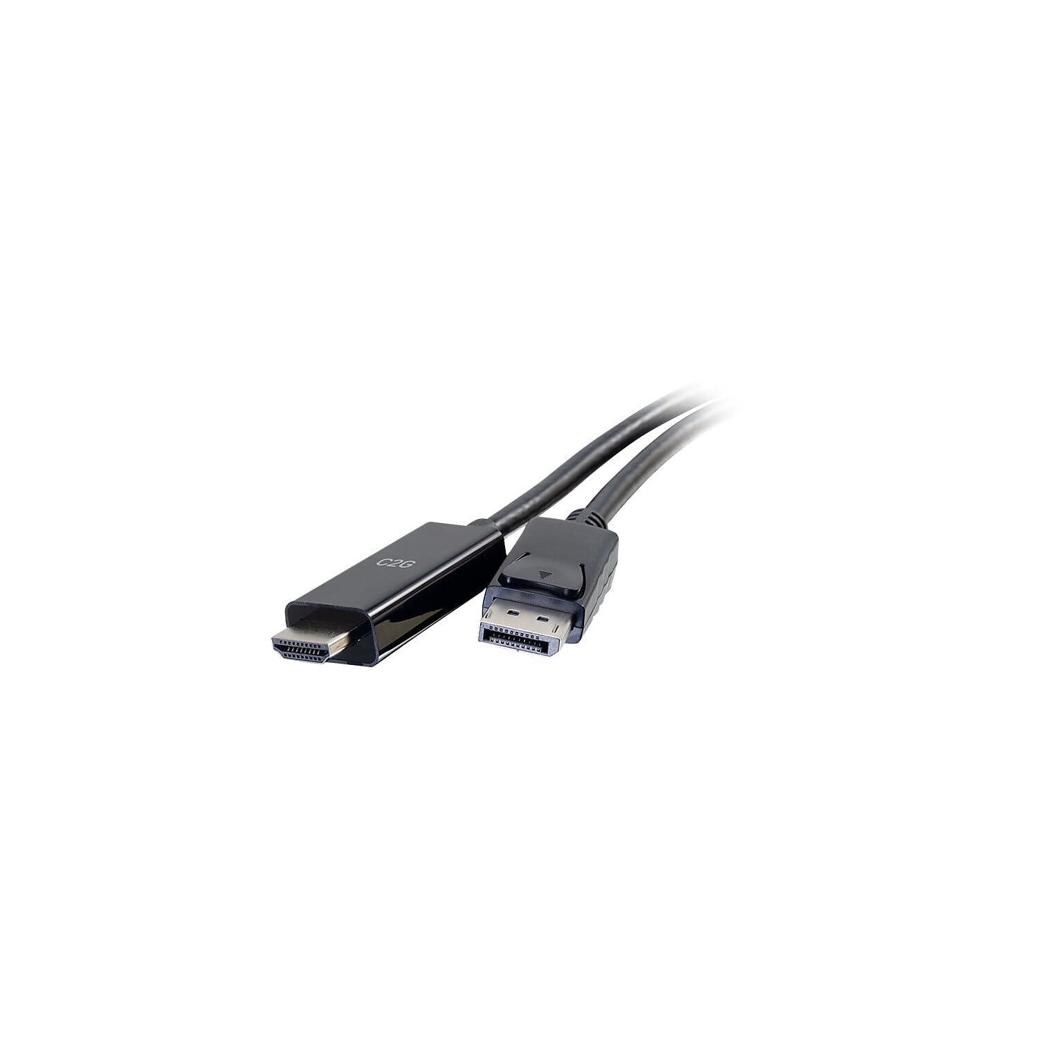 C2G 6ft DisplayPort Male to HDMI Male Active Adapter Cable - 4K 60Hz