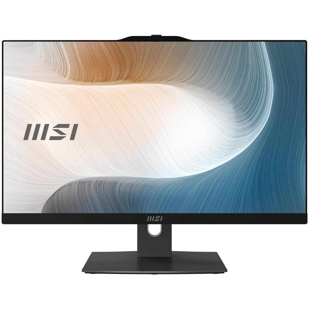 MSI MSI Modern AM242TP AIO Desktop, 23.8" FHD Touchscreen, Intel Core i7-1260P, 16GB Memory, 512GB SSD, WiFi 6, BT 5.1, FHD Webcam, Black, Windows 11 Home Plus (12M-053US)