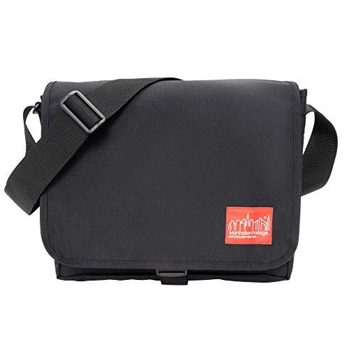 Manhattan Portage Manhattan Portage Deluxe Computer Bag 13 Inch Padded Laptop Sleeve Spacious Compartment Attach To Rolling Luggage Water Resistant Cordura (Black)
