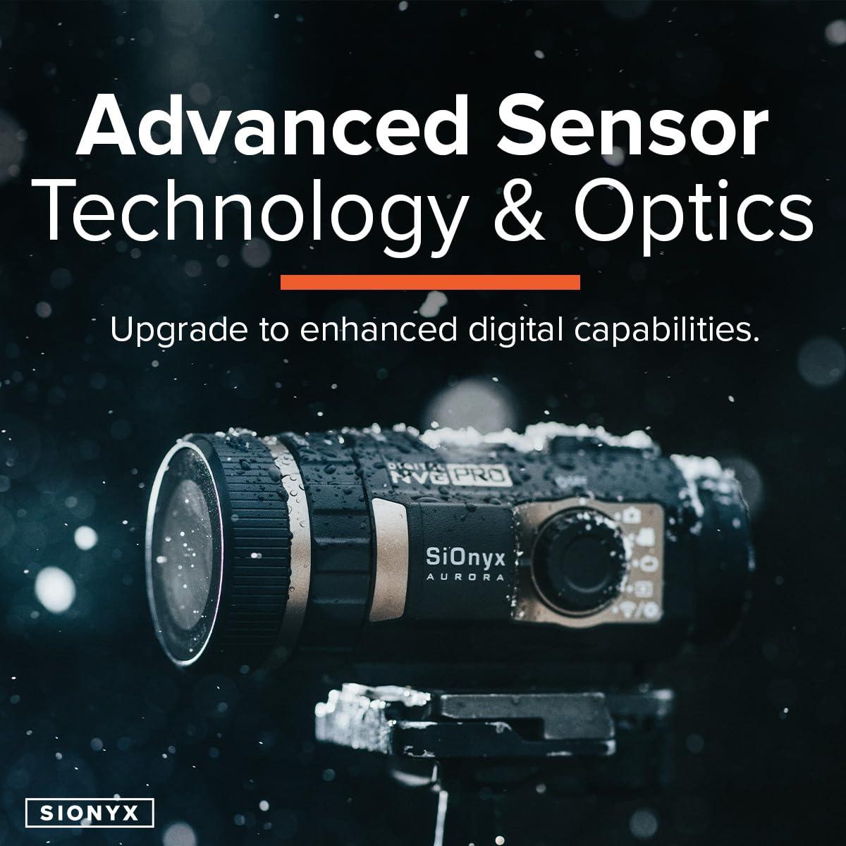 SiOnyx SIONYX Aurora PRO I Full Color Digital Night Vision Camera with Hard Case I Ultra Low-Light IR Night Vision Monocular I GPS, Compass, Water Resistant