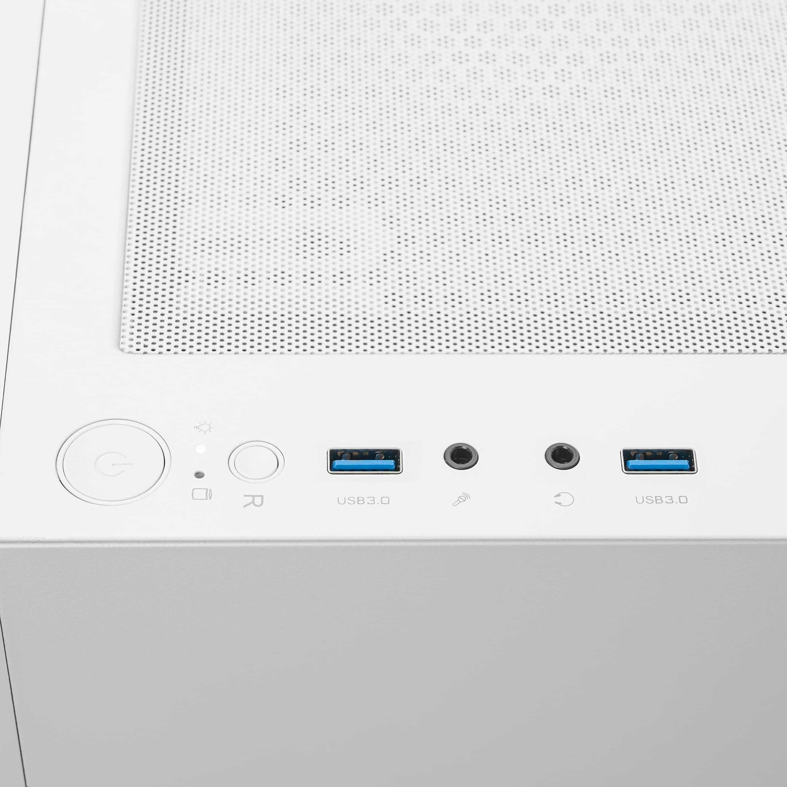 Thermaltake Thermaltake LCGS Quartz i350 R4 Gaming Desktop (Intel Core i5-12400F, 3600Mhz 16GB RGB Memory, NVIDIA GeForce RTX 3050, 1TB NVMe M.2) S2QT-B66R-350-LCS,White