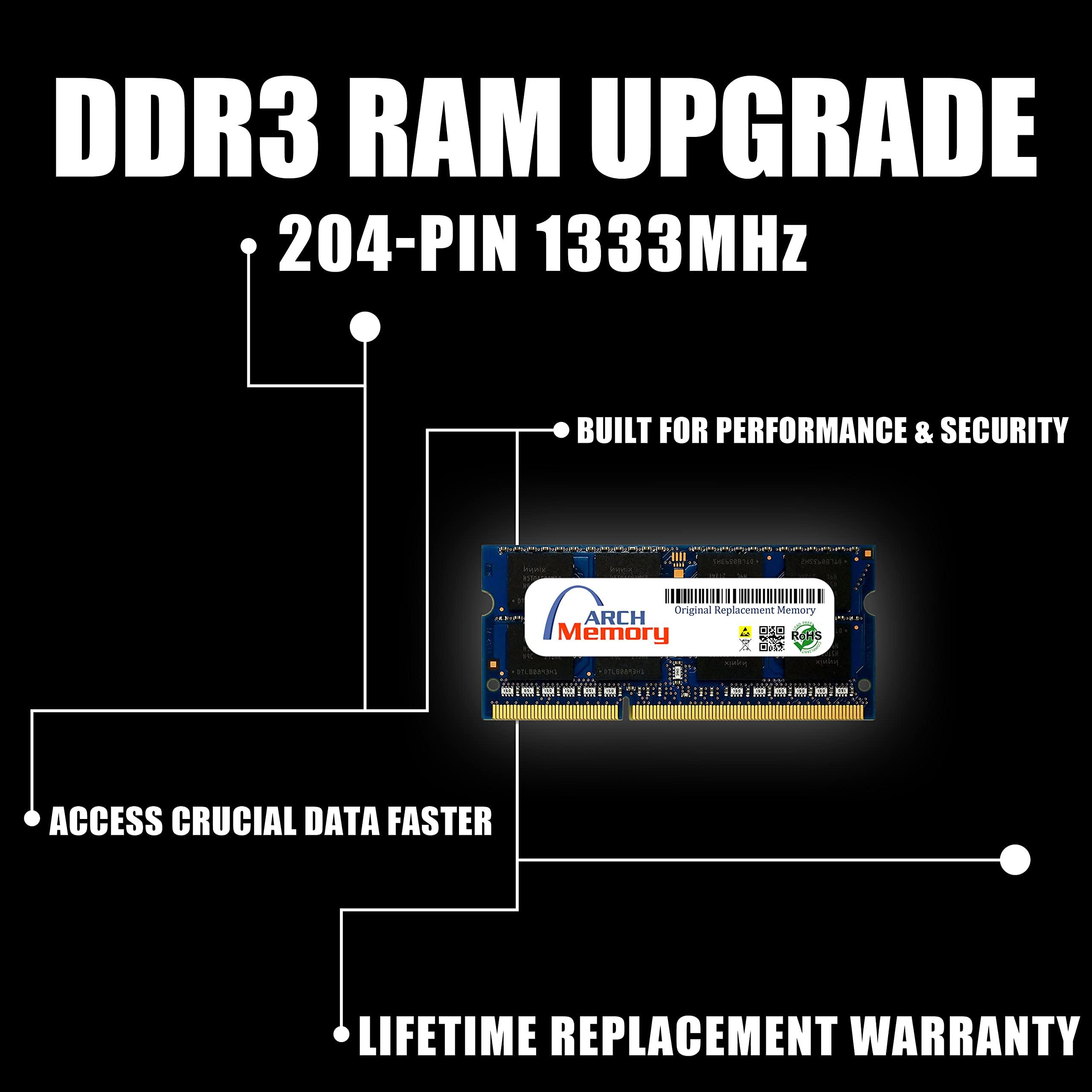 Arch Memory Arch Memory 4GB 204-Pin DDR3 1333MHz SODIMM RAM for HP TouchSmart 300-1003