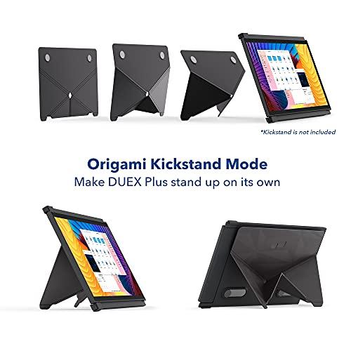 Duex Portable Monitor for Laptops, New Mobile Pixels Duex Plus 13.3" Full HD IPS Dual Laptop Monitor, USB C/USB A Plug and Play Laptop Screen Extender,Windows/Mac/Android/Switch Compatible (Duex Plus)