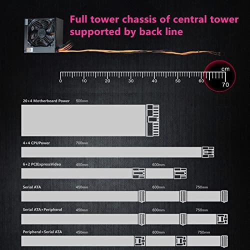 NovaEluc PC PSU for Great Wall ATX AMD Desktop Silent Computer Power Supply 450W Power Supply HOPE-5500ZK