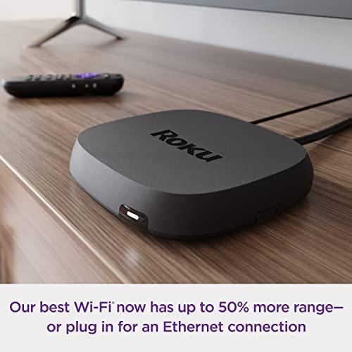Roku Roku Ultra | Streaming Device HD/4K/HDR/Dolby Vision with Dolby Atmos, Bluetooth Streaming, and Roku Voice Remote with Headphone Jack and Personal Shortcuts, includes Premium HDMI® Cable