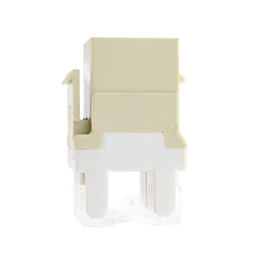 On-Q Legrand - OnQ RJ45 Keystone Connector, Keystone Jack for Cat 5e, Works with Multimedia Wallplates to Ensure Secure Wire Termination, Ivory, WP3450IV