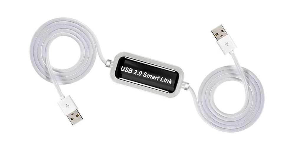 Allaboutadapters Allaboutadapters USB 2.0 Smart Link Cable for Data File Transfer and Keyboard Mouse Sharing