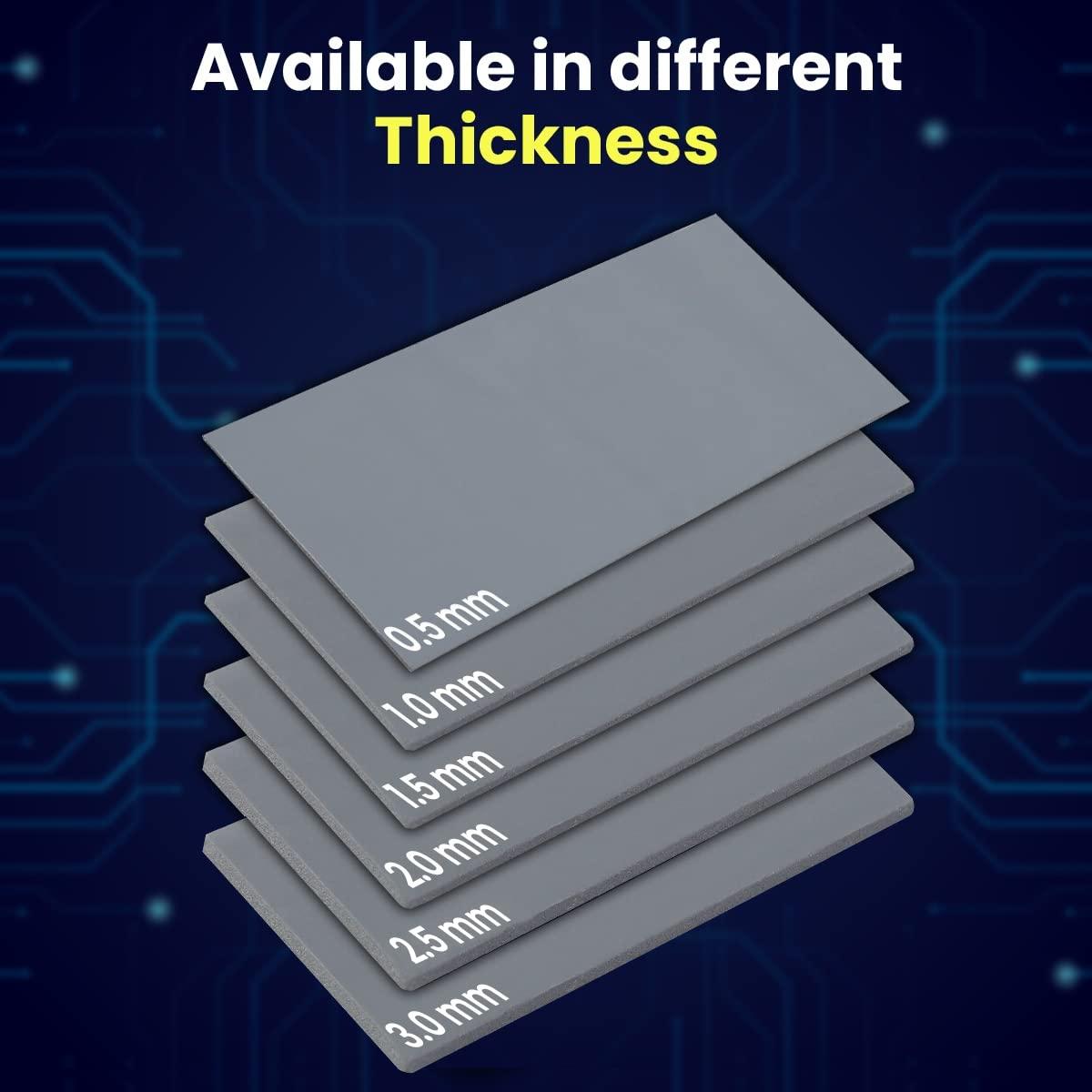 Gelid Solutions Gelid Solutions GP-Extreme Thermal Pad 80 x 40 x 2.0 mm Excellent Heat Conduction, Ideal Gap Filler Easy Installation Thermal Conductivity 12W