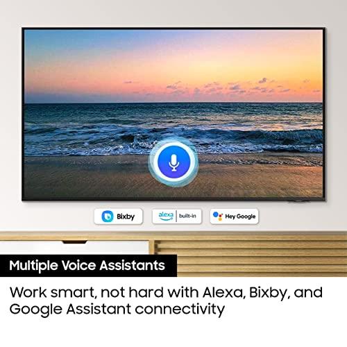 SAMSUNG SAMSUNG 43-Inch Class Crystal 4K UHD AU8000 Series HDR, 3 HDMI Ports, Motion Xcelerator, Tap View, PC on TV, Q Symphony, Smart TV with Alexa Built-In (UN43AU8000FXZA, 2021 Model)