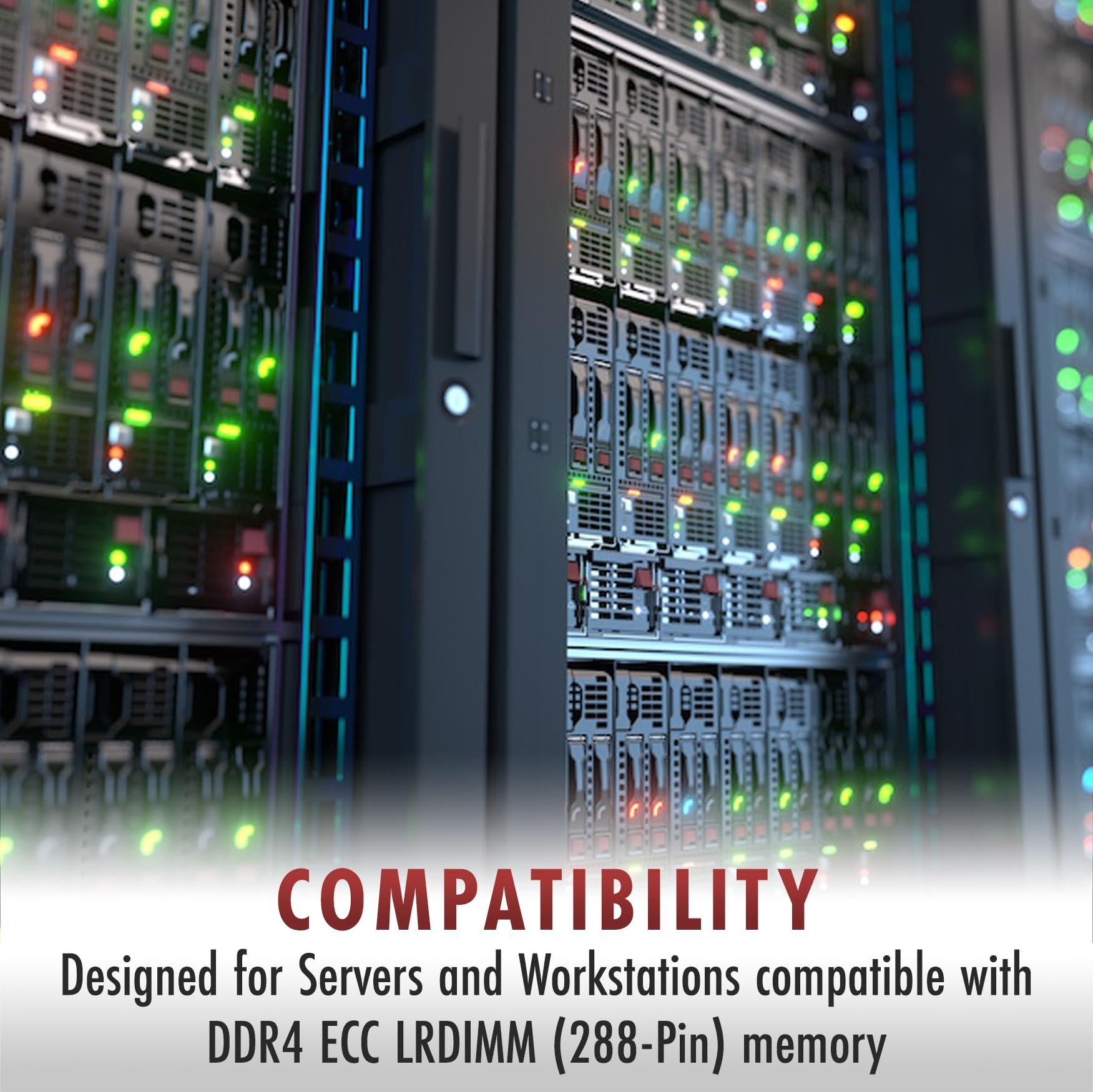 A-Tech A-Tech 16GB RAM Replacement for Dell SNP1R8CR/16G, SNP1R8CRC/16G, A7910488, A7945660, A7946645, 1R8CR, 01R8CR | DDR4 2133MHz PC4-17000 2Rx4 ECC Registered RDIMM Single Server Memory Module