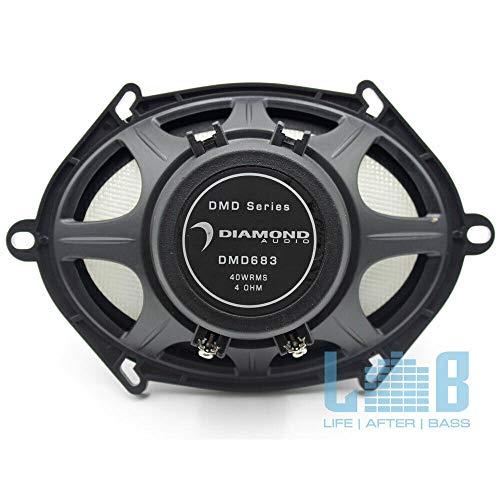 Diamond Audio Technology Diamond Audio DMD683 DMD-Series 6\"x8\" 200W 3-Way Full-Range Coaxial Speaker System