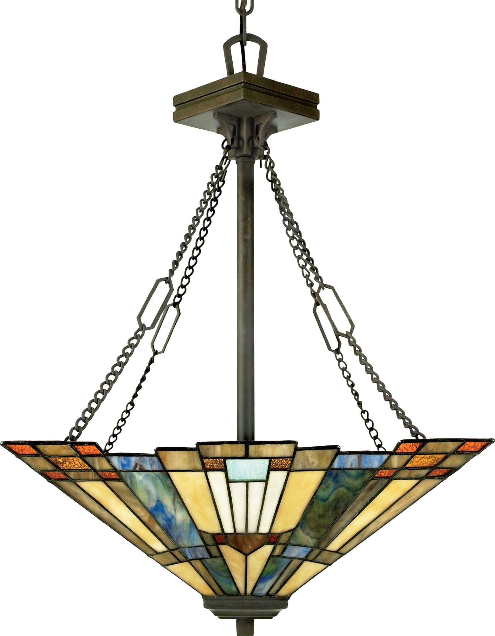 Quoizel Quoizel Inglenook 3-Light Valiant Bronze Pendant Light