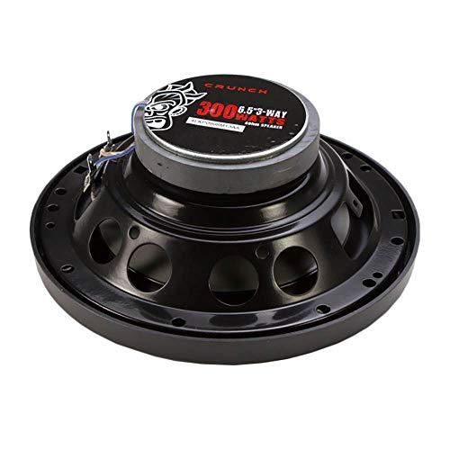 Crunch Crunch 300 Watts 6.5-Inch Coax Shallow 4 Ohms CS Speakers (2 Pack) | CS-65CXS