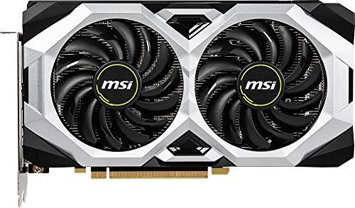 MSI MSI Gaming GeForce RTX 2060 6GB GDRR6 192-bit HDMI/DP 1710 MHz Boost Clock Ray Tracing Turing Architecture VR Ready Graphics Card (RTX 2060 Ventus GP OC)