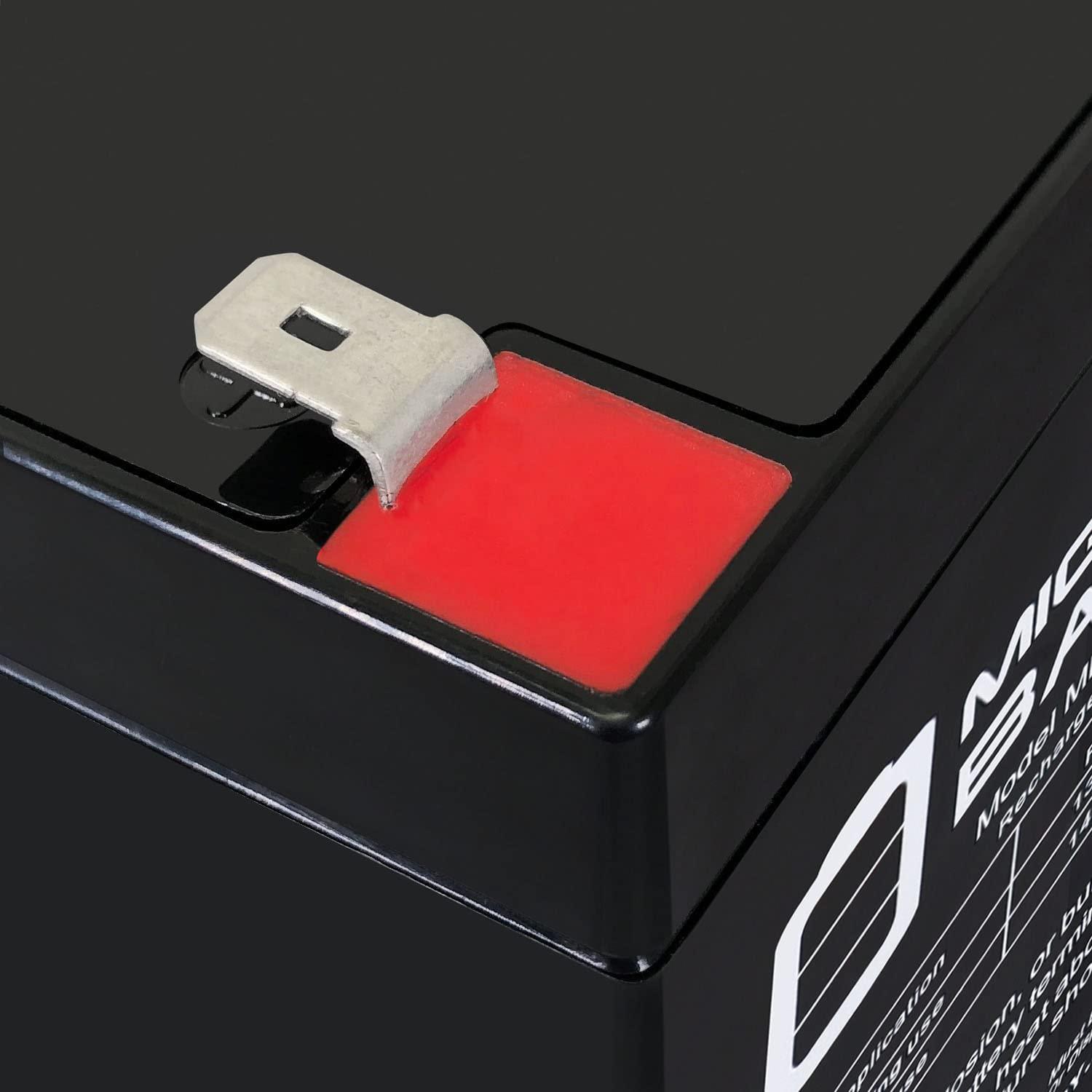 Mighty Max Battery Mighty Max Battery 12V 5Ah F2 SLA Replacement Battery for Honeywell DSC GE Security - 2 Pack