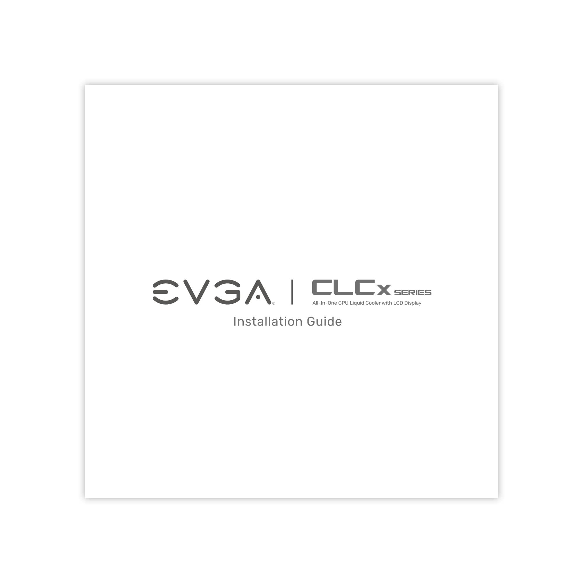 EVGA EVGA CLCx 280mm All-in-One LCD CPU Liquid Cooler, 2X 140mm PWM ARGB Fans, Intel, AMD, 5 YR Warranty, 400-HY-CX28-V1