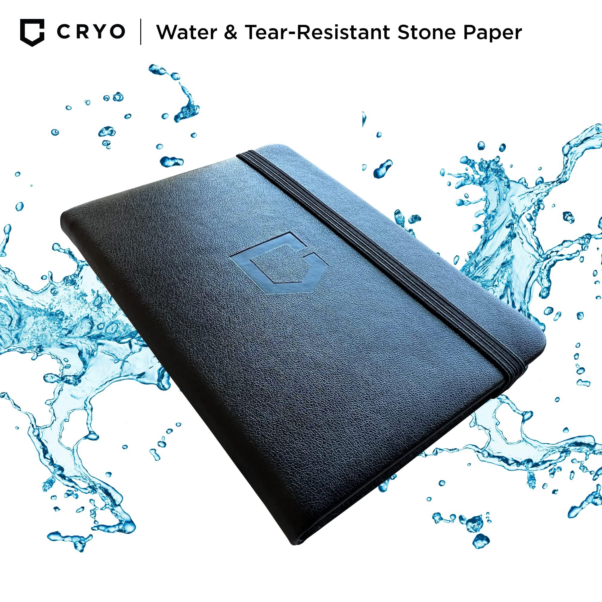 CRYO CRYO Crypto Seed Storage Bundle - Fireproof Stainless Steel Bitcoin Wallet (DOT) + Waterproof Recovery Seed Phrase Notebook (2-Pack) - BIP39 Cryptocurrency Backup System