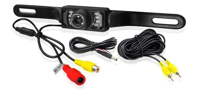 Sony Sony XAV-AX3700 17.6 cm (6.95) Digital Multimedia Receiver Compatible with Apple Carplay, iDatalink ADS-MSR Universal Radio Replacement Interface & Safety First License Plate Camera 170 Degree