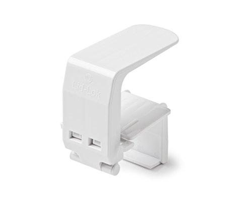 Mommy's Helper Mommy's Helper Lid-Lok Toilet Seat Safety Latch, White, 1-Pack