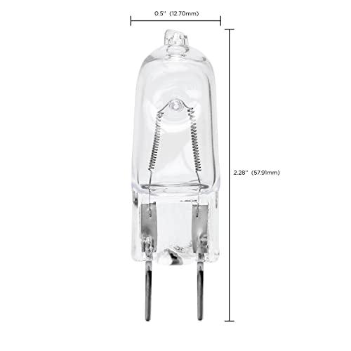Satco Satco S4622 100 Watt 1700 Lumens T4 Halogen G8 Base 120 Volt Clear Light Bulb, Dimmable