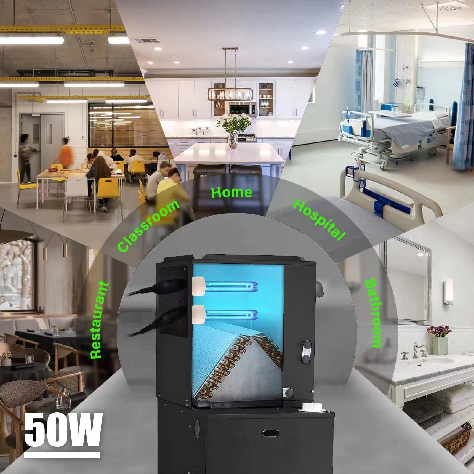 BAIMNOCM 50 Watts Duct Disinfection Uv Light for HVAC, Ac Filter UV-C Lamp, uv lamp for Furnace