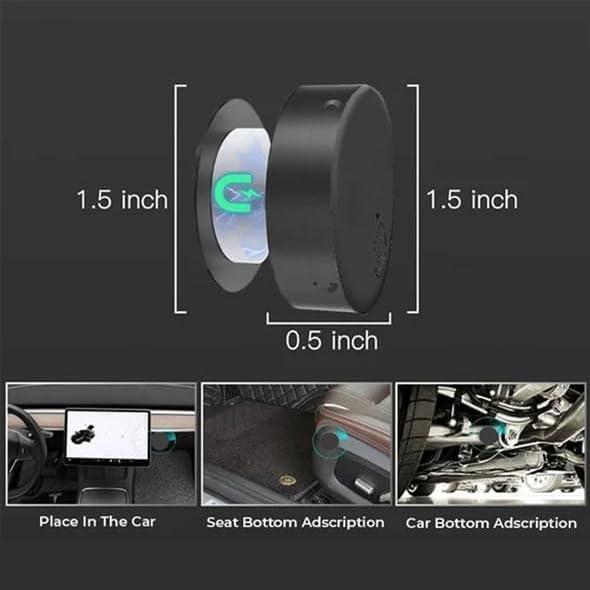 Coxolx EasyFind Mini GPS Tracker for Vehicles, Mini Worldwide GPS Tracker, Car Locator Tracker Car Vehicle Tracking Anti-Lost Locator for Tracking System (White 2pcs)