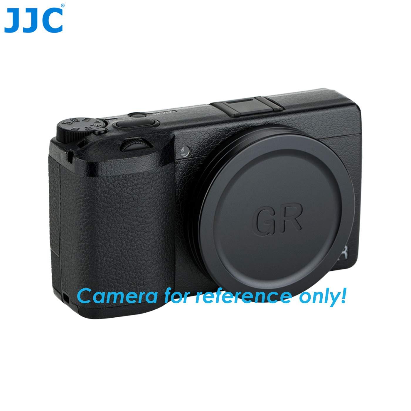 JJC JJC LC-GR3 Metal Lens Cap for Ricoh GR III GR IIIx and GR II Camera, Ricoh GR III Lens Cap, Lens Cap for Ricoh GRIII GR IIIx GRII, Made of Premium Aluminium Alloy