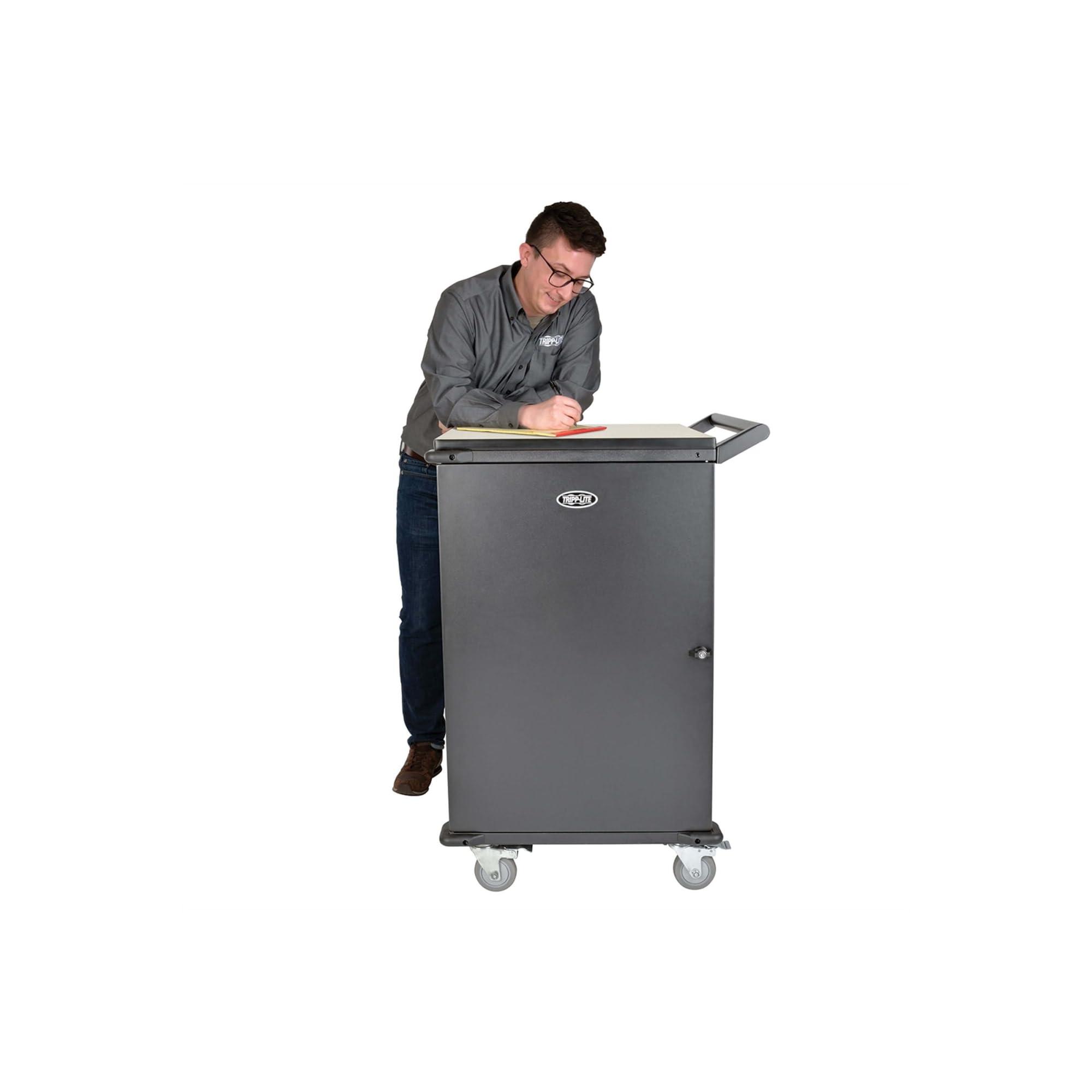 Tripp Lite Tripp Lite 45-Port AC Mobile Charging Cart Storage Station for Chromebooks, iPads, Laptops, Tablets, Black (CSC45AC)