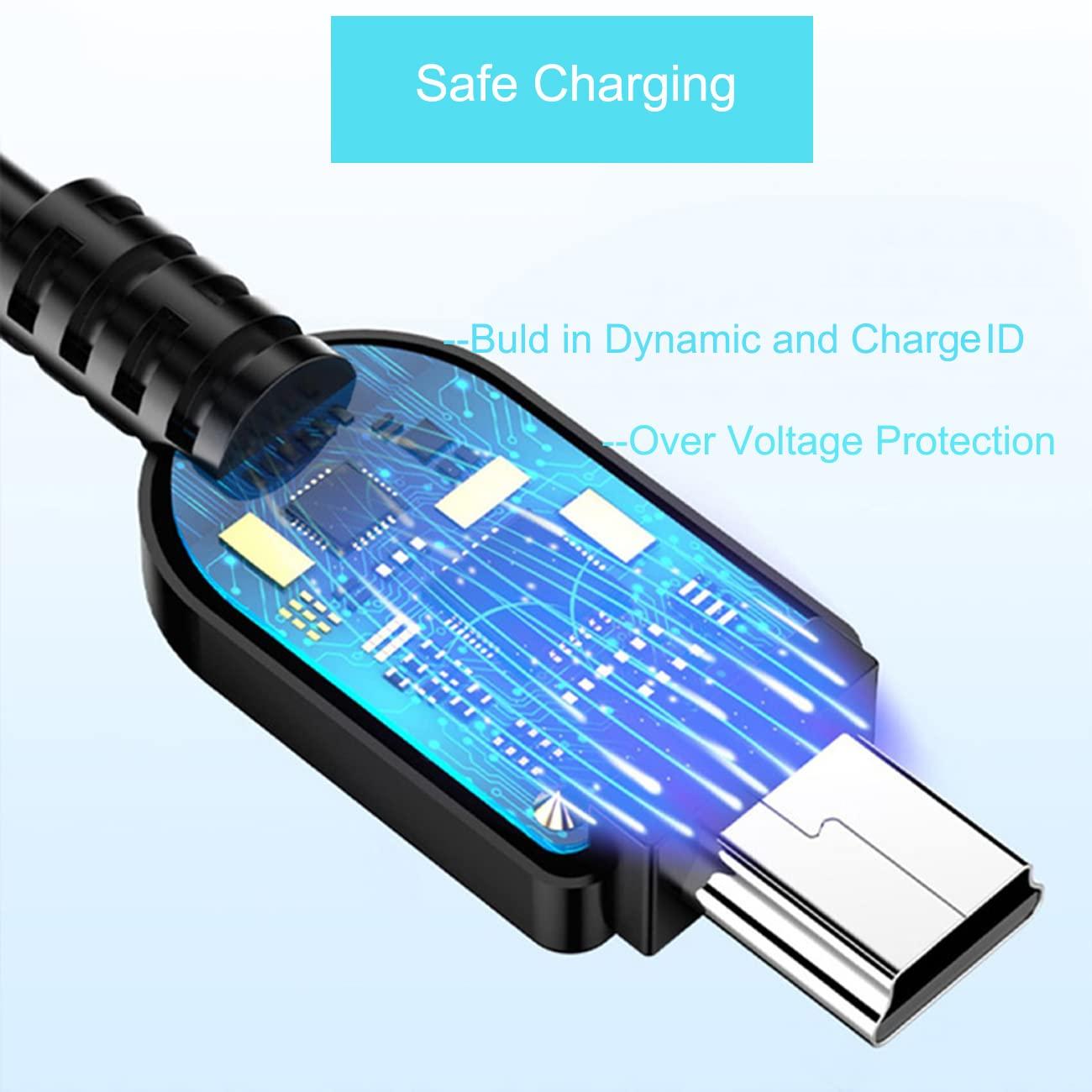 YEHUIM TI84 Charging Cable Charger for Texas Instruments TI-84 Plus CE/C Silver Edition, TI Nspire CX/CX CAS Graphing Calculator