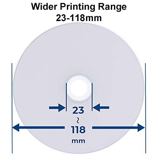 Ritek Pro 100 Pack Ritek Pro (Professional Grade) DVD-R 16X 4.7GB AZO Dye (MID MXL RG04) White Inkjet Hub Printable Blank Media Recordable Disc