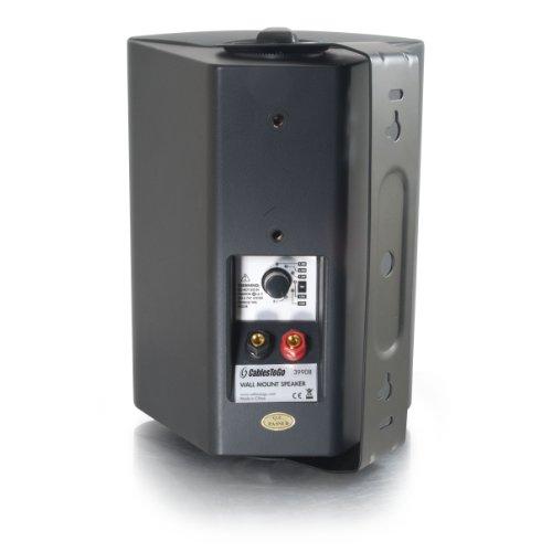 C2G C2G Legrand Wall Mount Speaker, Audio System Speaker Ideal as PA System Speaker, Classroom or Conference Room Speaker, 39908, 5-Inch Wallmount 70v, 1 Count,Black