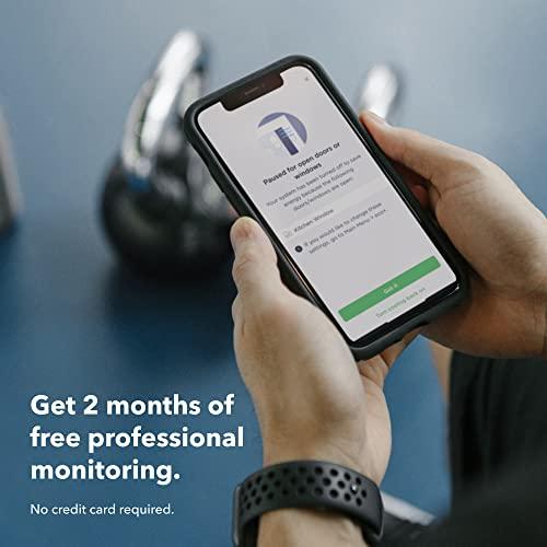 ecobee ecobee Smart Sensor for Doors & Windows 2 Pack - Wifi Contact Sensor for Home Security, Energy Savings - Compatible with Smart Thermostats - Temperature sensor