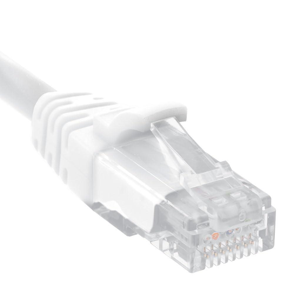 NavePoint NavePoint Ethernet Patch Cable CAT6A, UTP, 24AWG, 10 Ft, 10 Pack, White