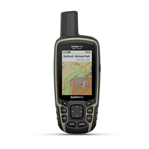 Garmin Garmin GPSMAP 65, Button-Operated Handheld with Expanded Satellite Support and Multi-Band Technology, 2.6\" Color Display, 010-02451-00