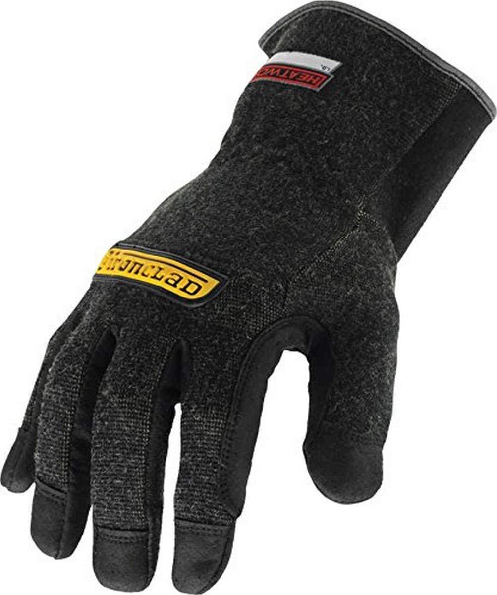 Ironclad Ironclad HEATWORX REINFORCED; Heat and Cut Resistant Gloves, Palm Heat Protection Rated up to 450F, (1 Pair), Black
