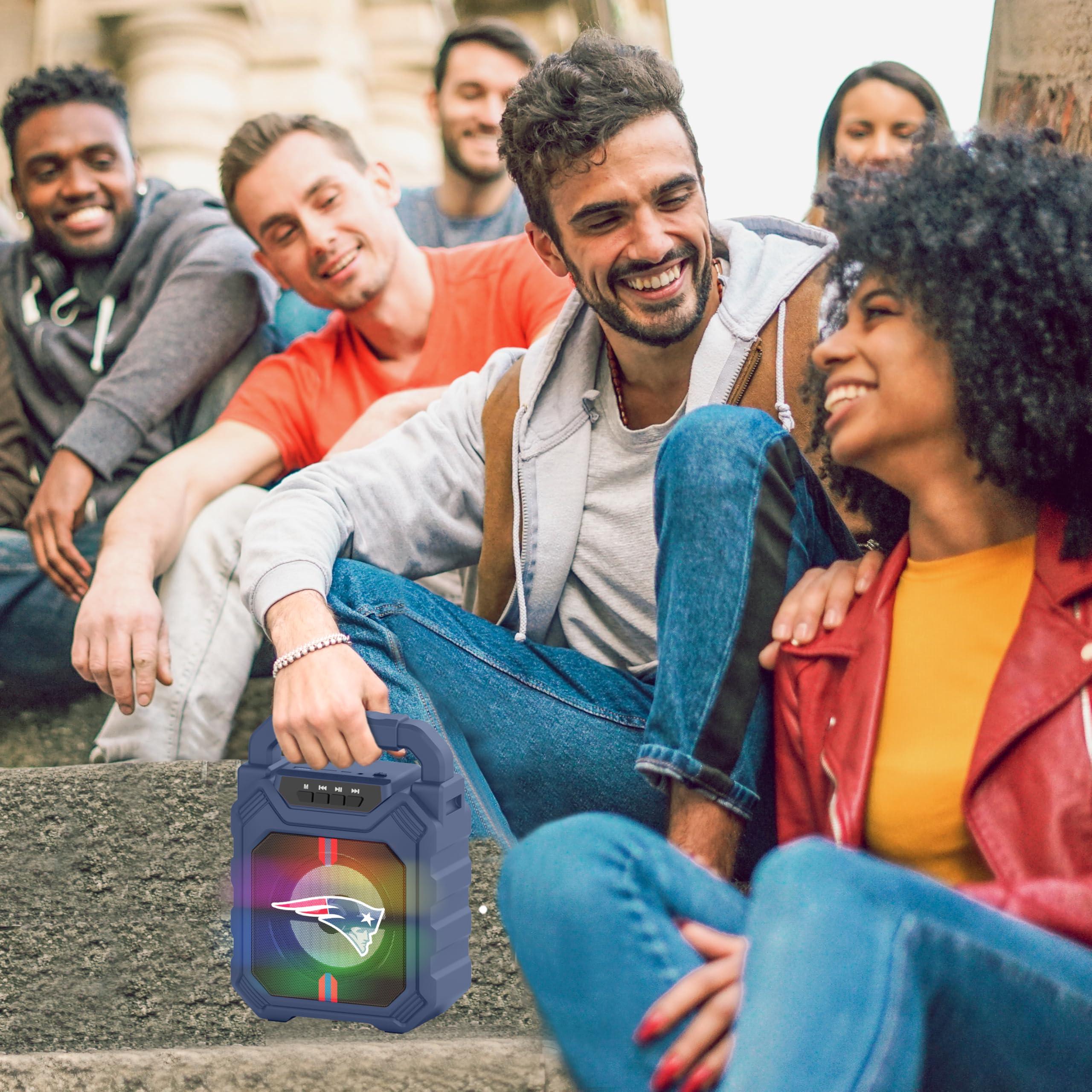 SOAR SOAR NFL XL ShockBox Wireless Bluetooth Speaker, New England Patriots