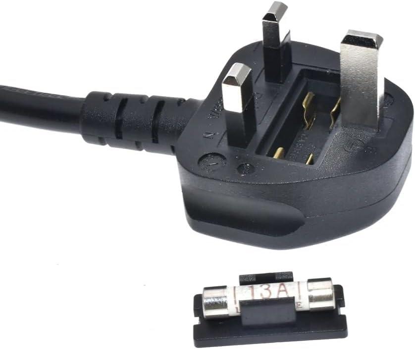 Toptekits Toptekits UK BS1363 to SAF-D-Grid T-Latch Power Cord, SAF-D-Grid T-Latch Plug to BS1363 UK Power Cable SJT 16AWG,10ft/3m (UK to Saf-D-Grid)