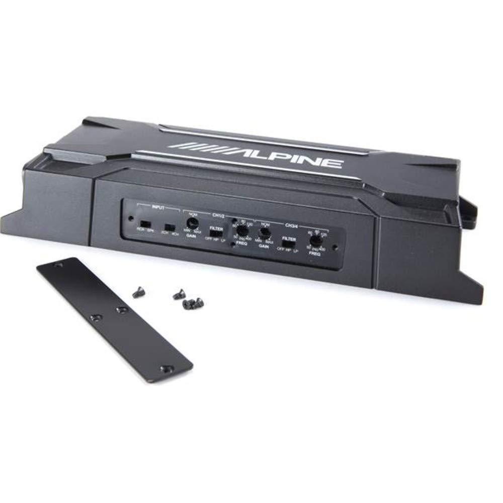 Pacific Stereo Alpine KTA-30FW 4-Channel Power Tough Power Pack Amplifier Bundled W/Alpine KTA-30MW Mono Tough Power Pack Amplifier