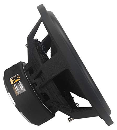 Rockville (2) Rockville W15K9D2 15" 10,000w Car Audio Subwoofers+Sealed Sub Box Enclosure