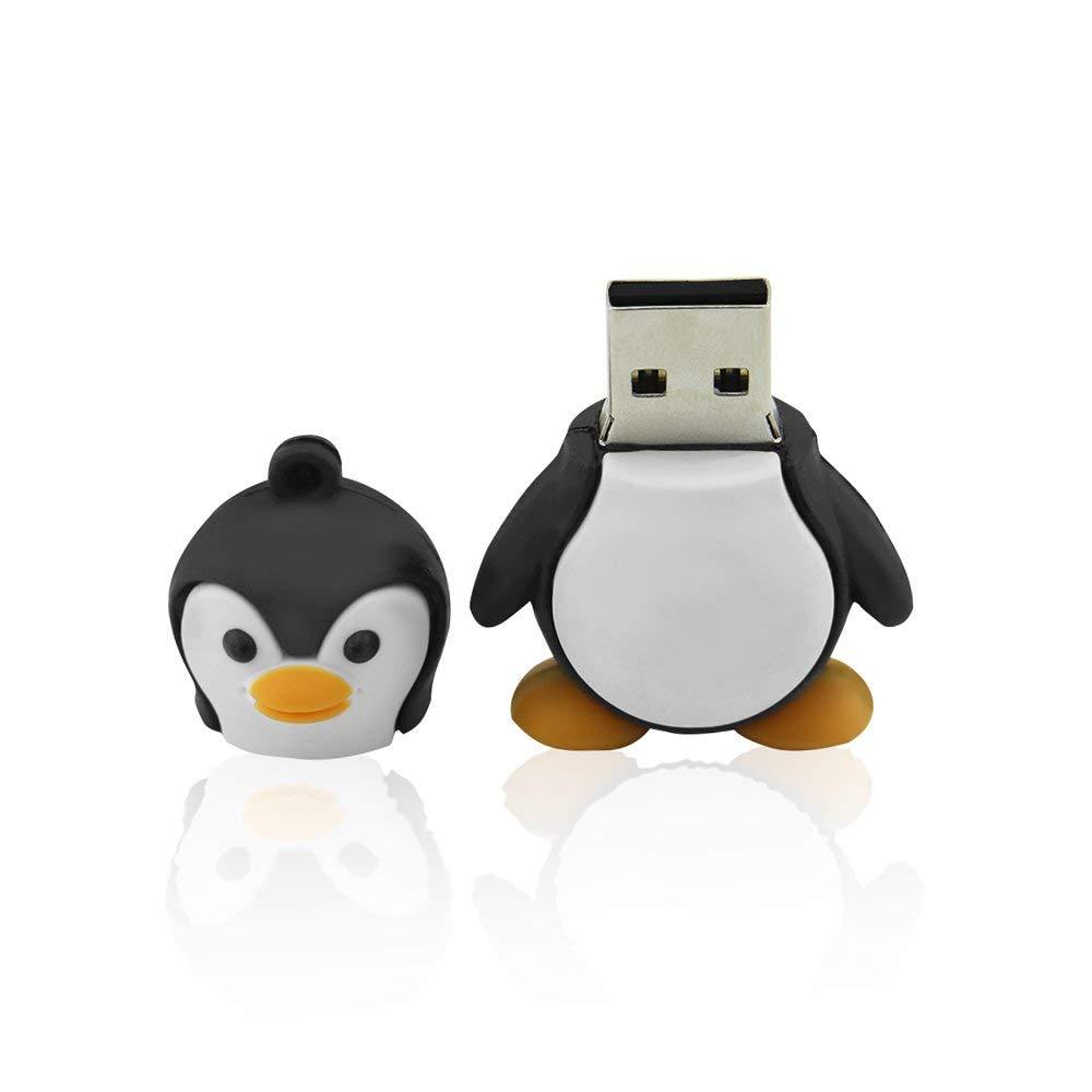SXBan 128GB USB 2.0 Flash Drive Novelty Cute Baby Penguin Pen Drive Memory Stick Thumb Drive