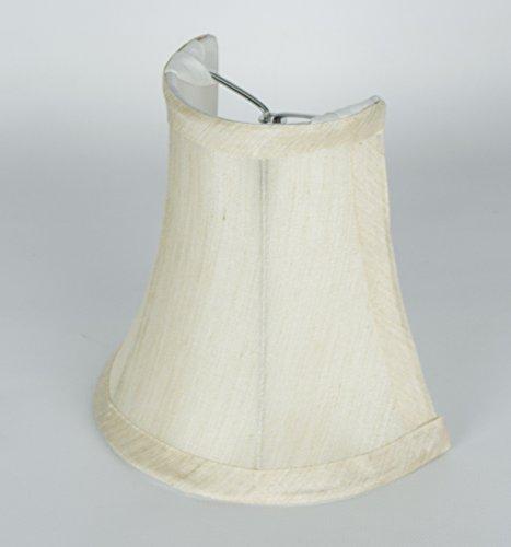 Urbanest Urbanest 3x5x5" Clip-on Wall Sconce Half Shade, Cream