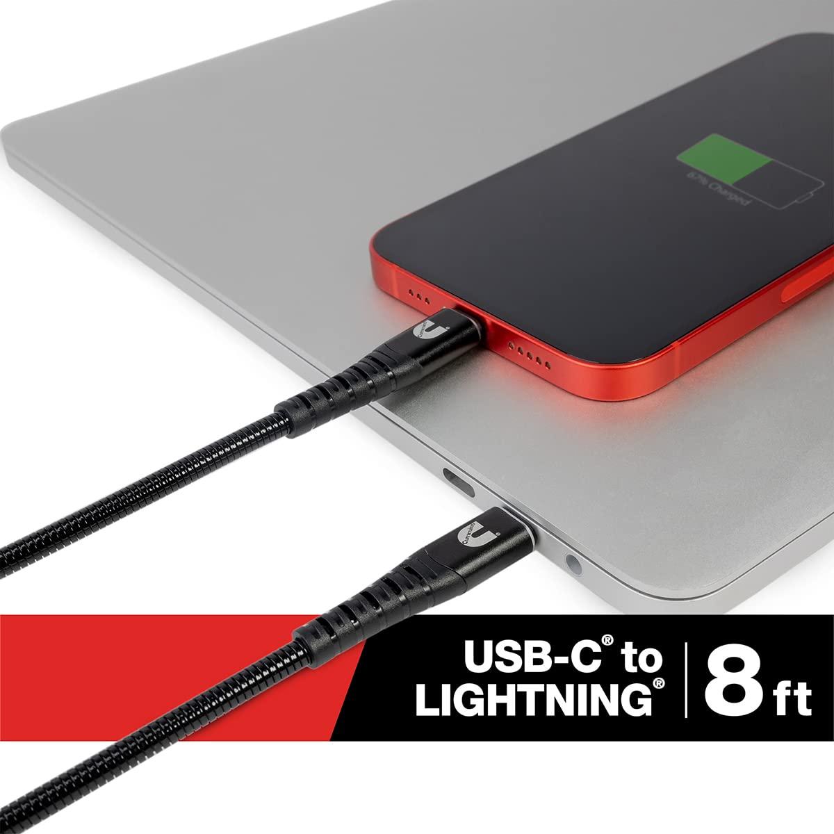 Cummins Cummins Lightning to USB C Flex Cable to Power Most Apple(R) Devices 8ft CMN4709