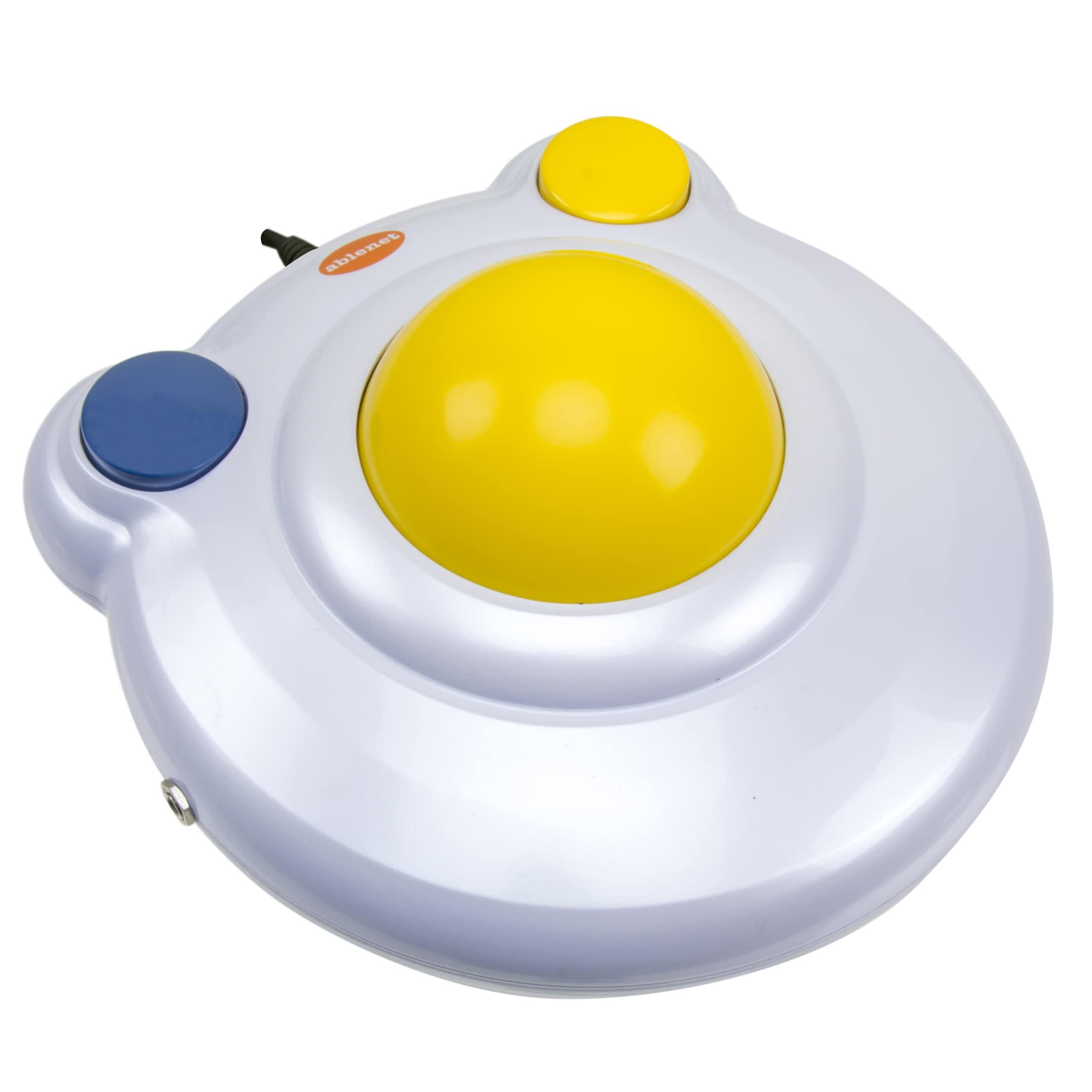 Ablenet AbleNet BIGtrack 2 Trackball - Adaptive Mouse for Special Needs and Users Who Lack Fine Motor Skills - Big Trackball Mouse with 2 Mouse Buttons for Handicap and Disabled - Product #12000006