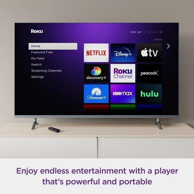 Roku Roku Streaming Stick 4K Streaming Device 4K/HDR/Dolby Vision with Voice Remote and TV Controls