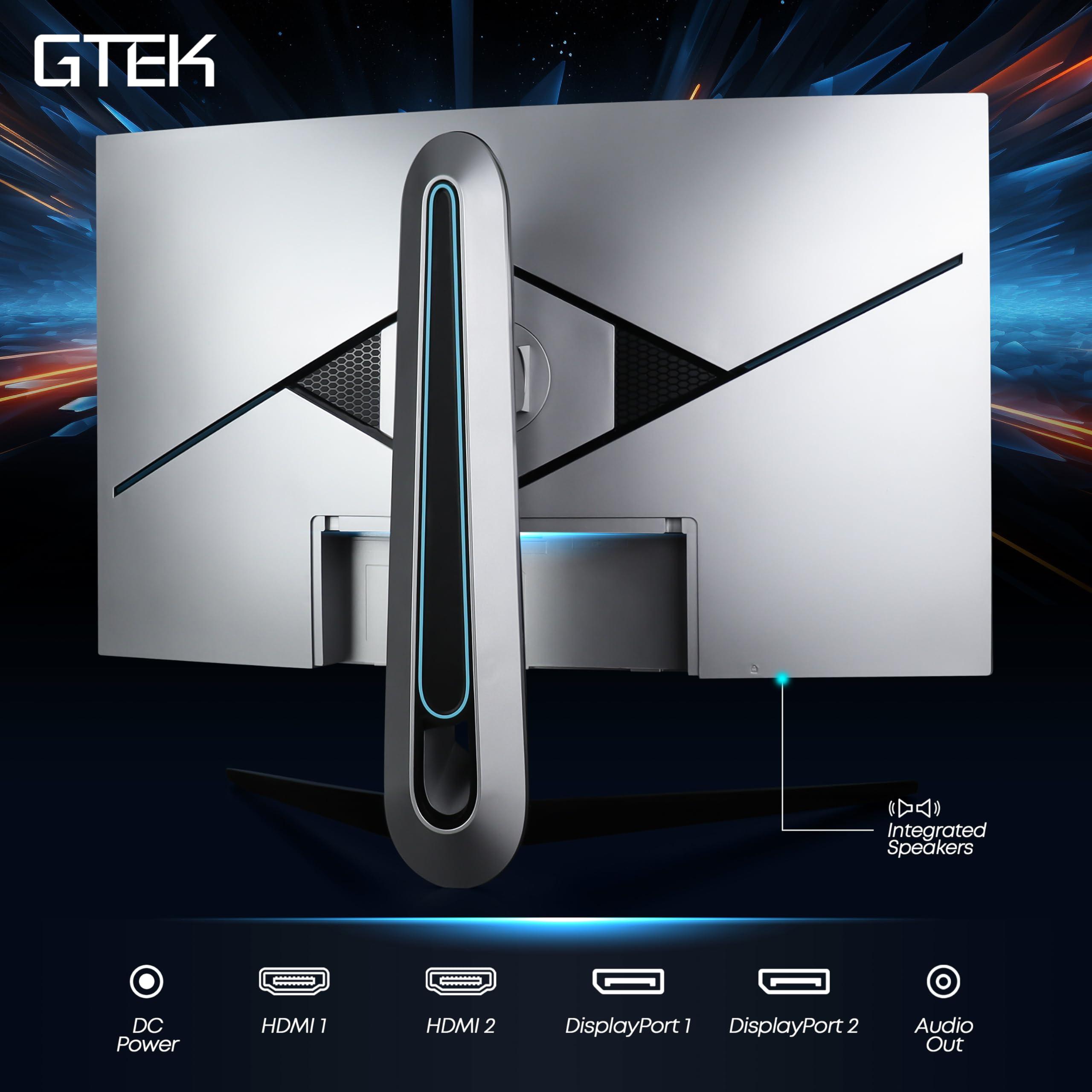GTEK GTEK 240Hz 2K Gaming Monitor, 27 Inch Display Full WQHD 2560 x 1440P, Extreme Low Motion Blur, Fast IPS 1ms MPRT, DisplayPort/HDMI, VESA - Q2740P